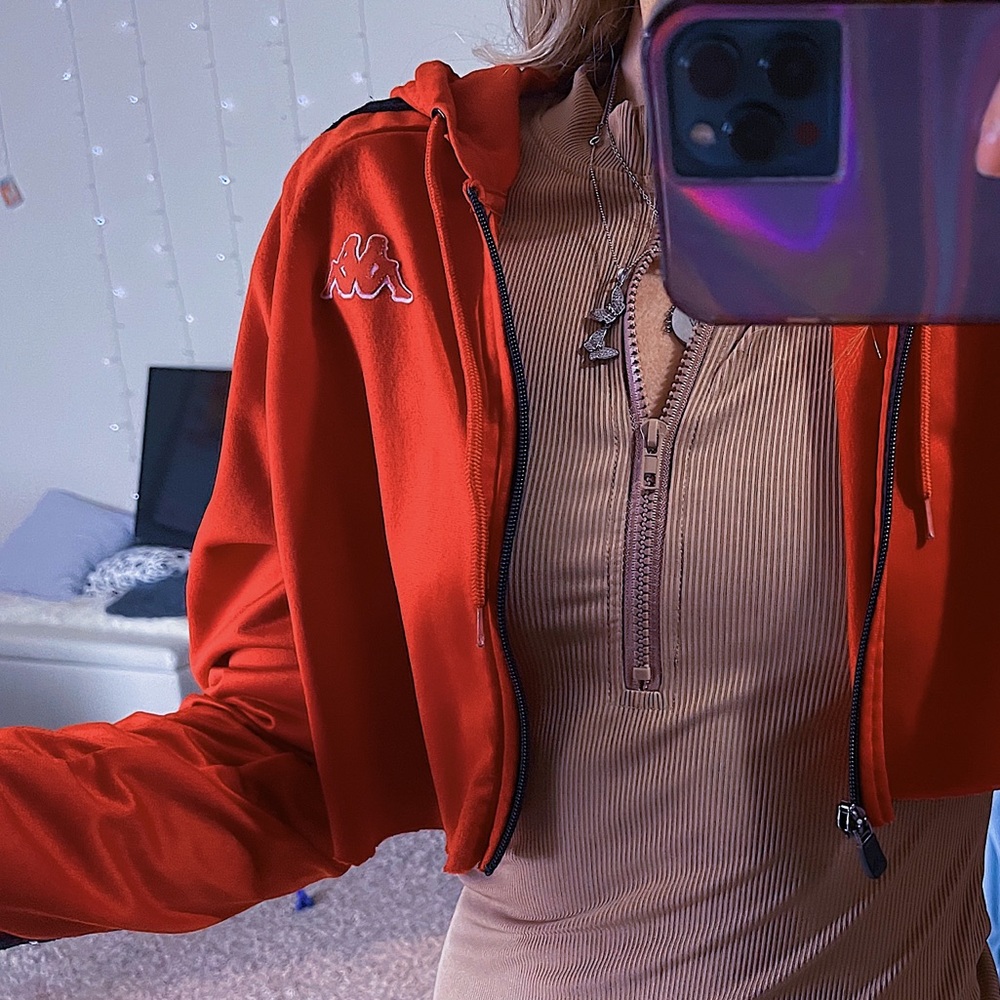 Cropped Kappa Hoodie